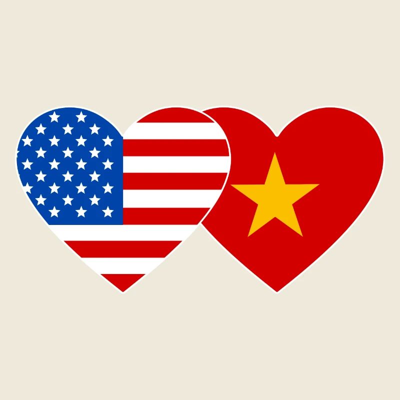 Drapeau du Vietnam des États-Unis
