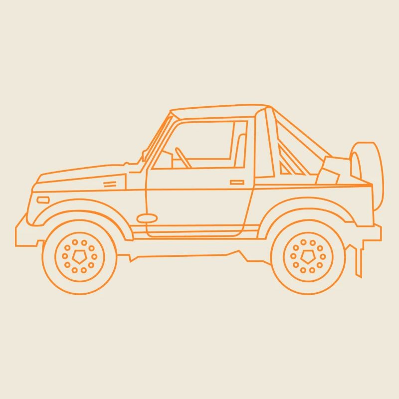 4X4 orange