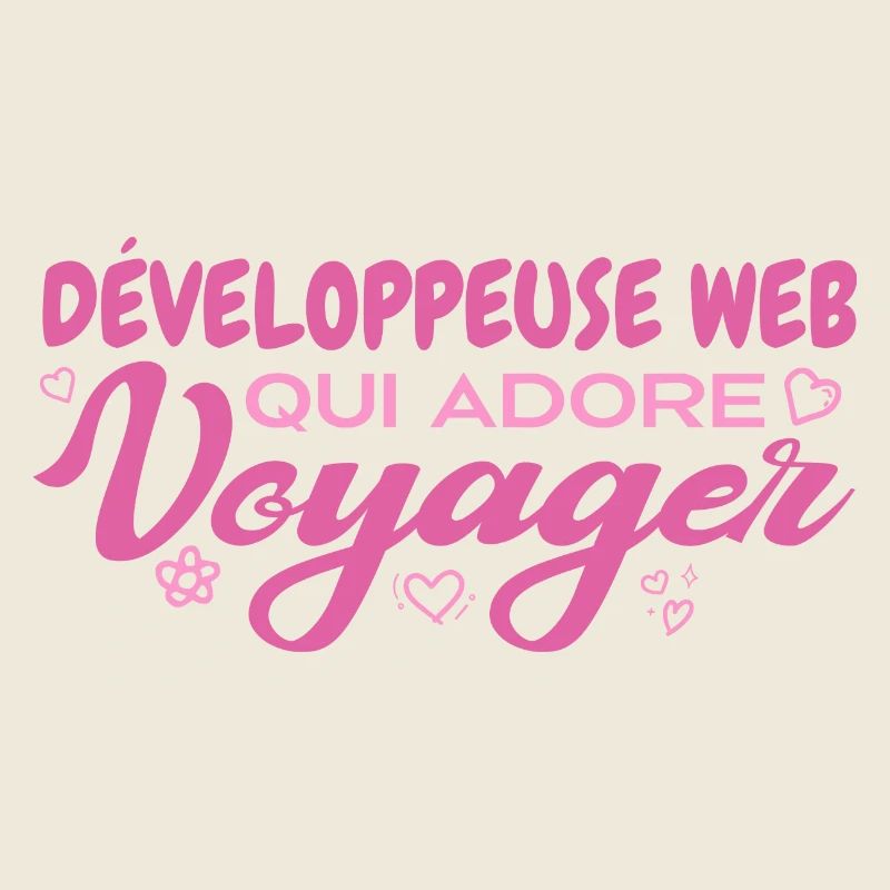 Développeuse web globe-trotteuse passionnée voyage