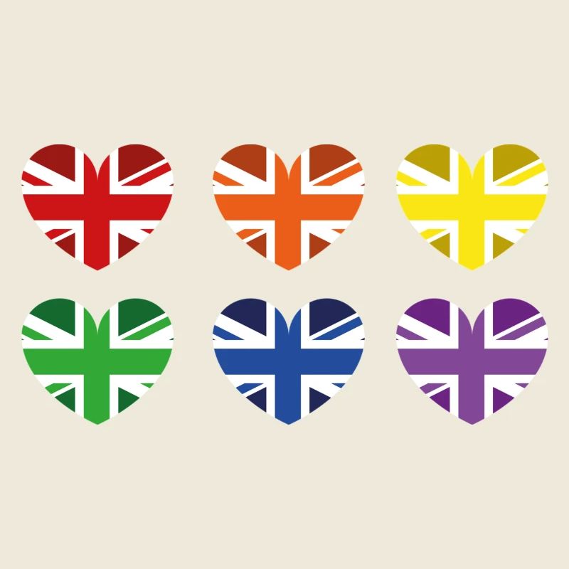 DRAPEAU ARC-EN-CIEL DU ROYAUME-UNI