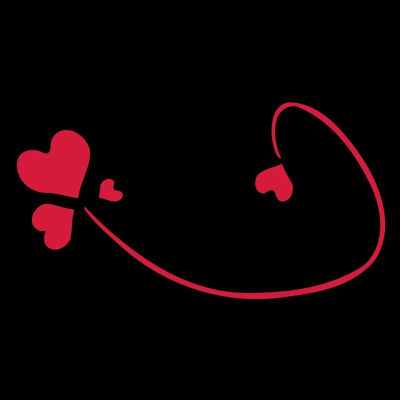 red hearts
