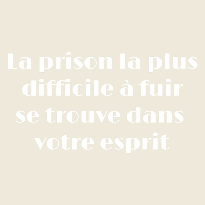 La prison la plus difficile à fuir se trouve...