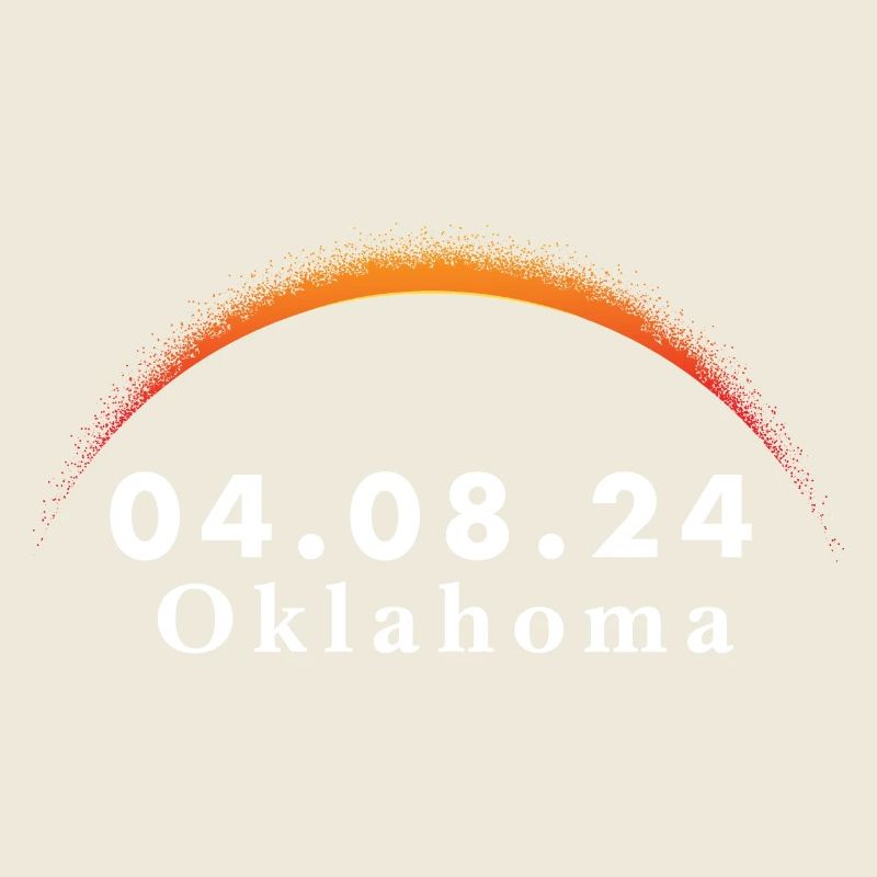 Total Solar Eclipse Path of Totality Oklahoma