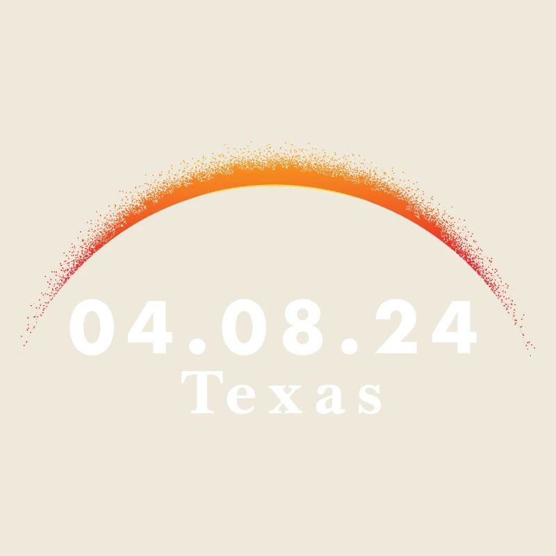 Total Solar Eclipse Path of Totality Texas April