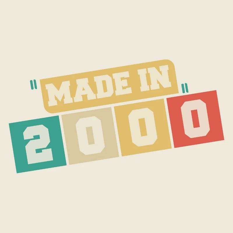 2000 anniversaire 2000 né en 2000 anniversaire