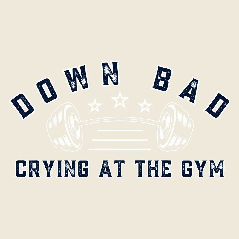 Down Bad Crying à la salle de sport