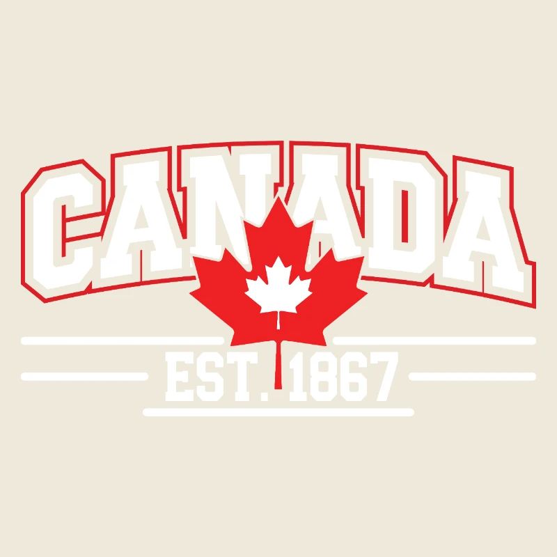 Canada Vintage Logo Graphique 1867