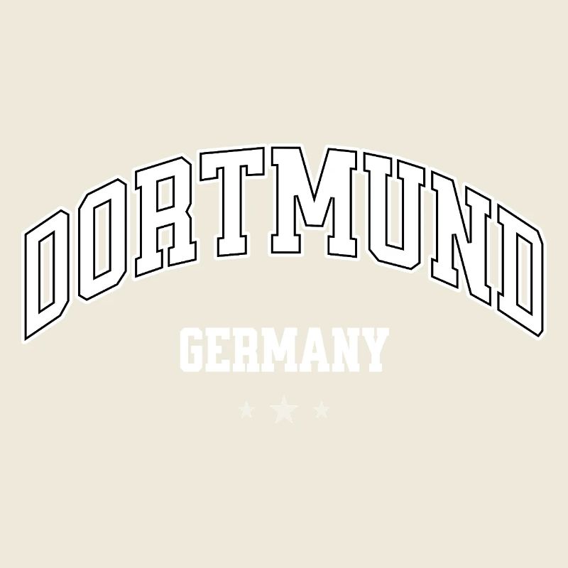 Dortmund Germany College Lettering