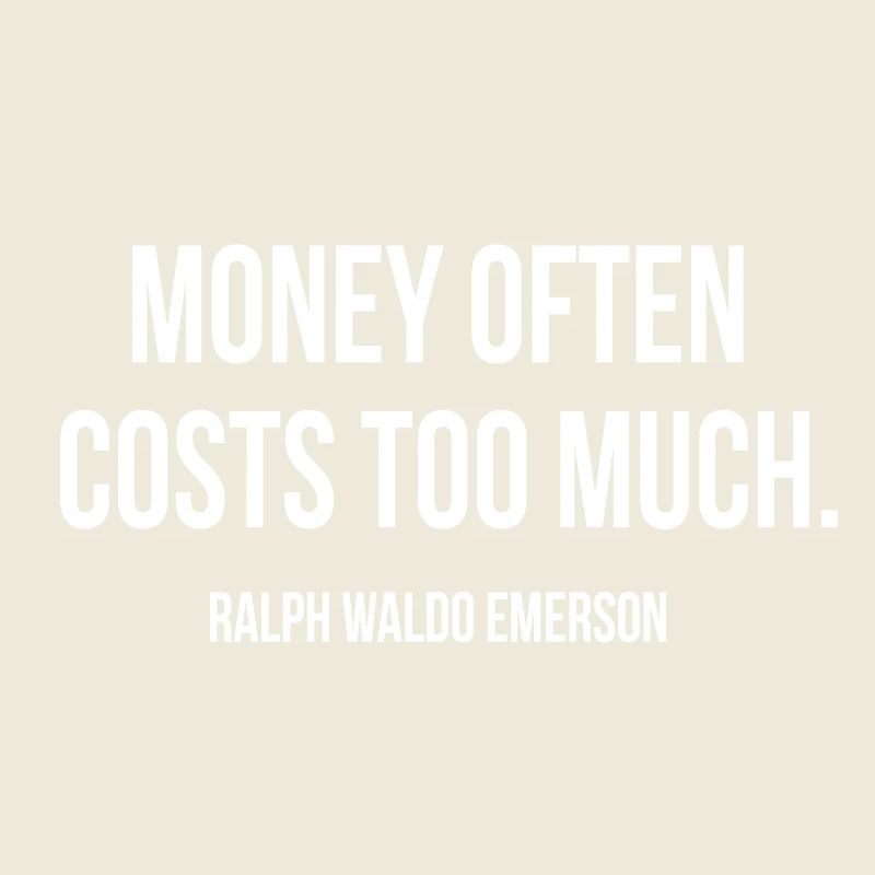 L’argent coûte trop cher Devis Tee