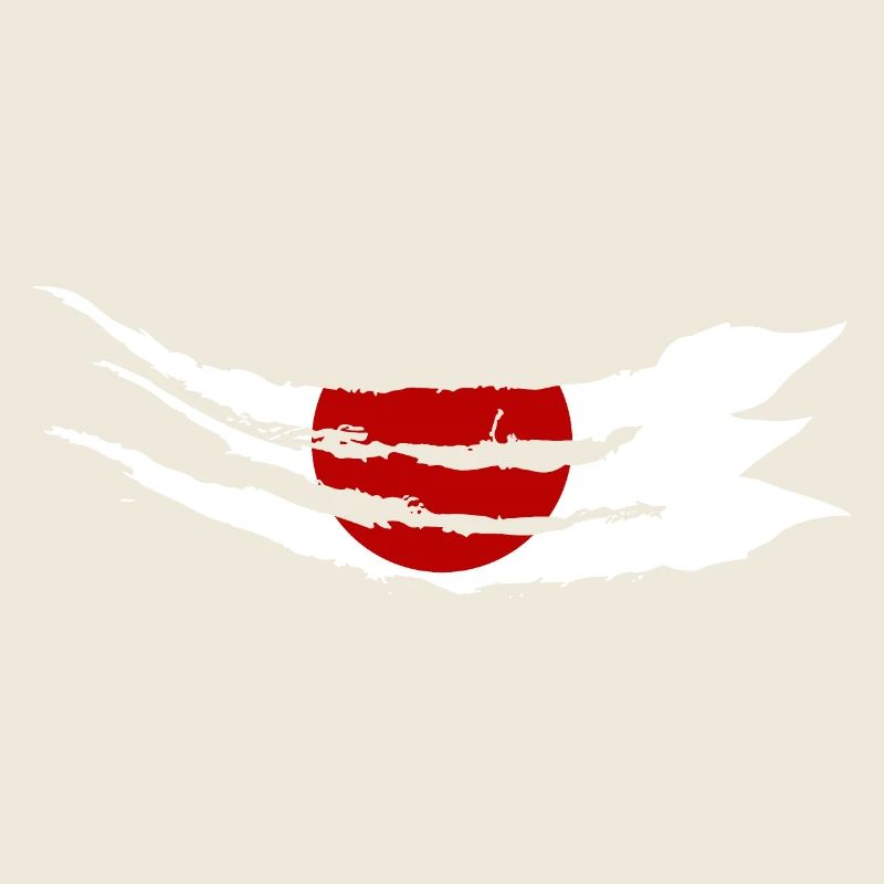 Drapeau du Japon Utilisé Look Nihon Drapeau japonais