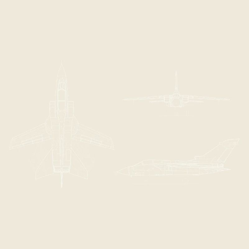 tornado jet fighter white