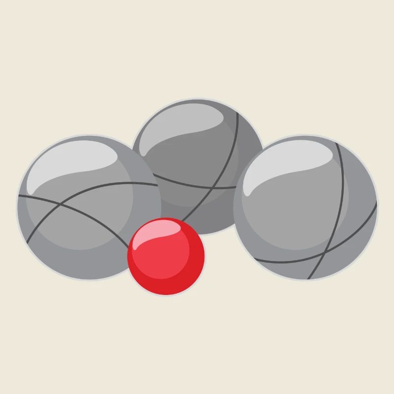 Boules pour pétanque et pétanque