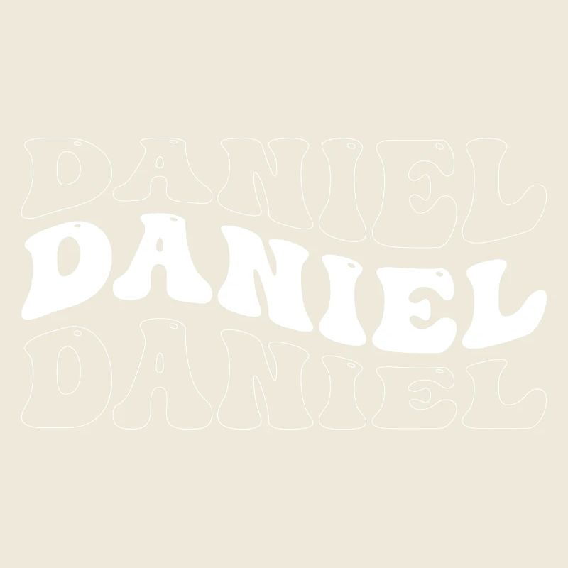 Drôle Daniel Groovy 4 Hommes Femmes Cool Daniel Tie