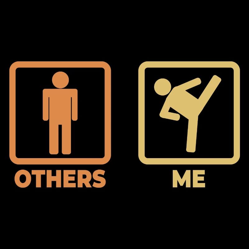 Kickboxer stick figures