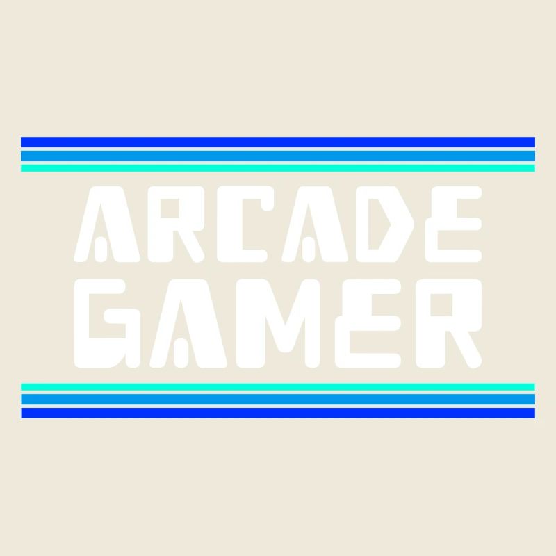 Arcade Gamer RetroGaming Blau
