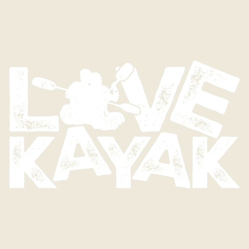 Liebe Kajak Logo T-Shirt
