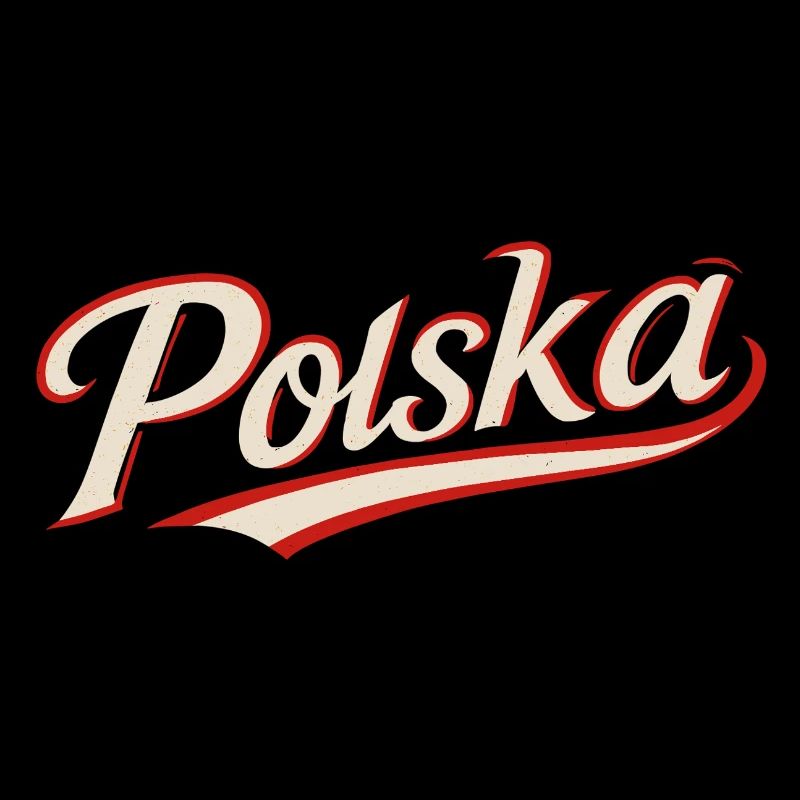 Polska Poland Lettering Cool Stylish Gift