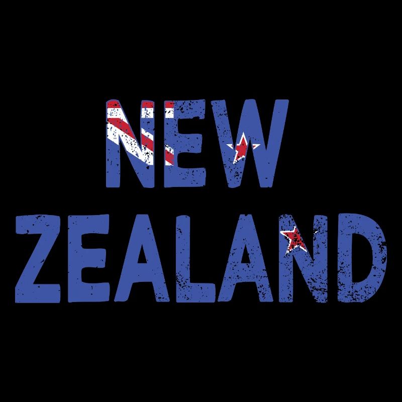 Neuseeländisches Logo Neuseeländische Flagge Neuseelands