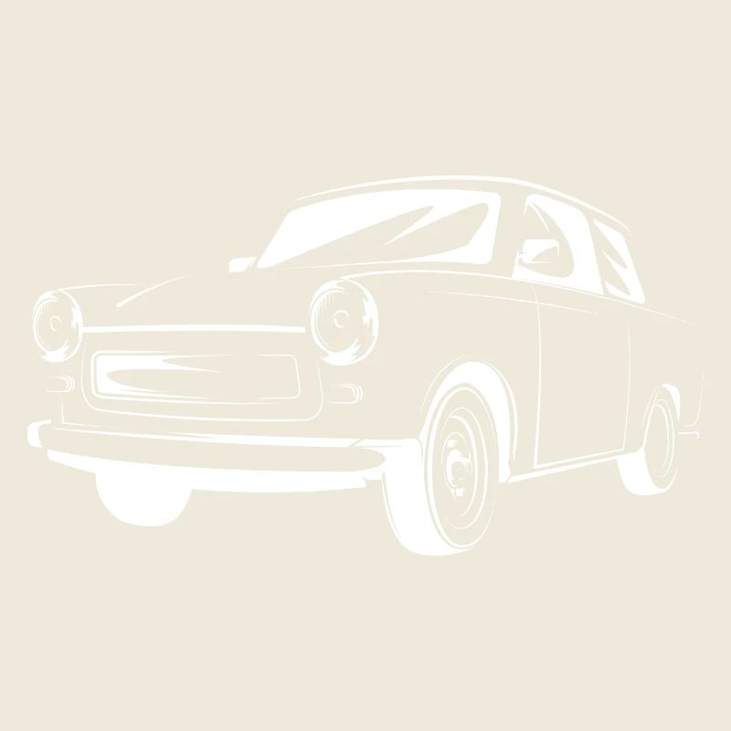 trabi ddr symbol tshirt illustration Autos