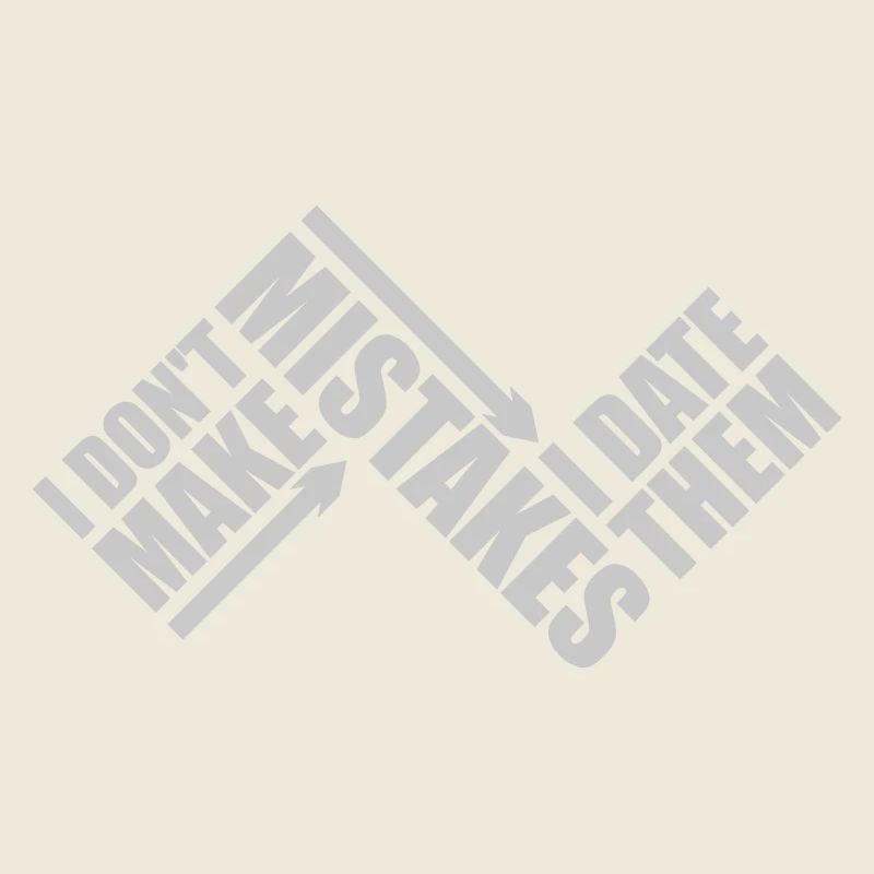 Date Mistakes Quote Logo