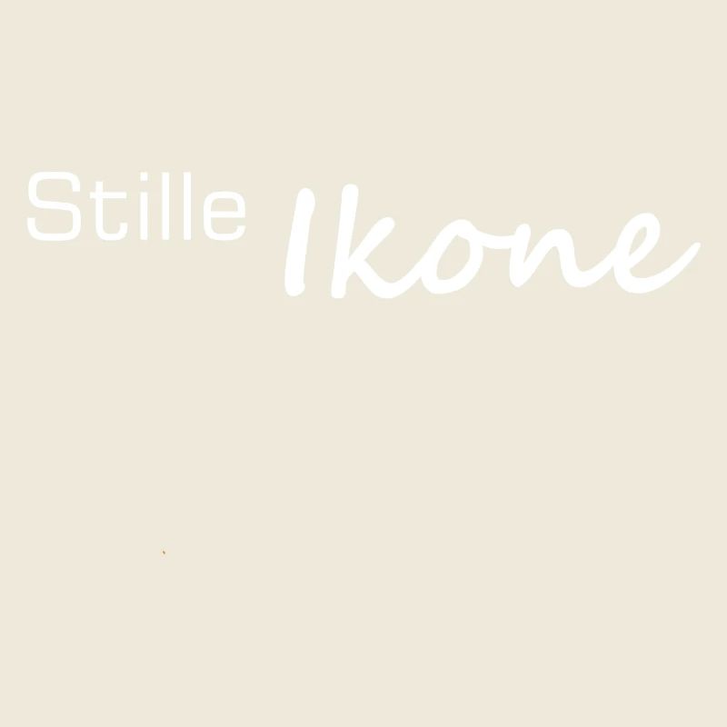 Icône silencieuse Contraste minimaliste