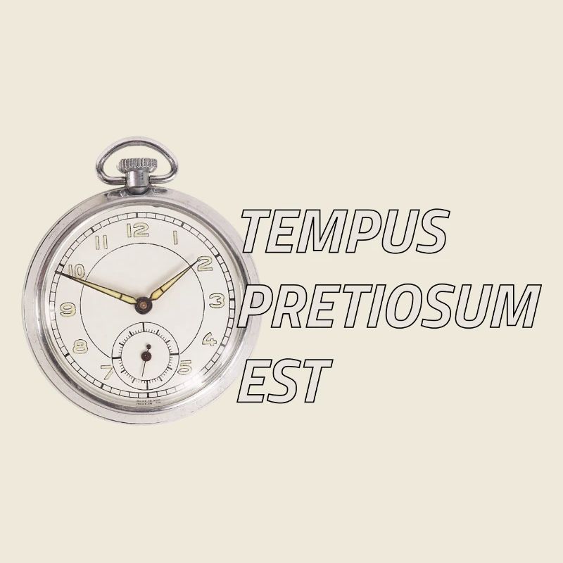 Time is precious - Tempus Pretiosum Est