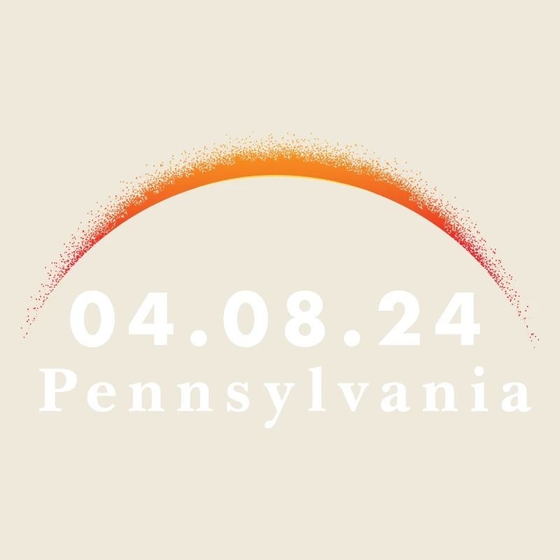 Total Solar Eclipse Path of Totality Pennsylvania