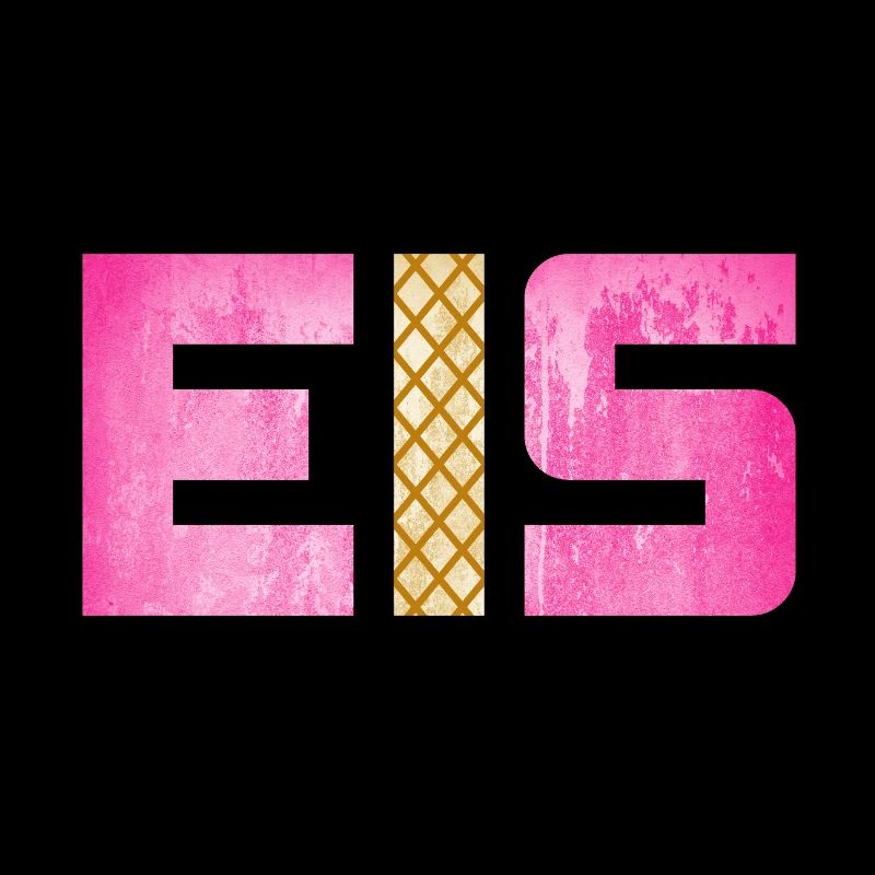 Eis Waffel Eisdiele Eiscreme Eiskrem Sommer pink