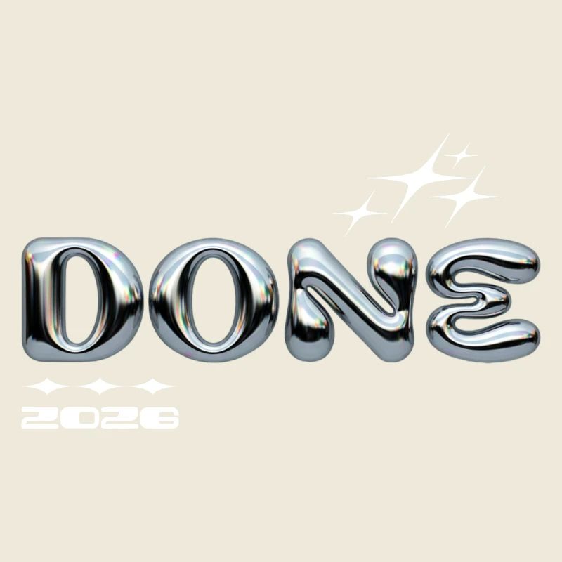 Finished 2028 Chrome Bubble Design