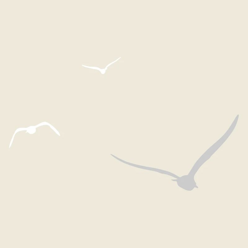 Drei Möwen | Möwe | Farben einstellbar