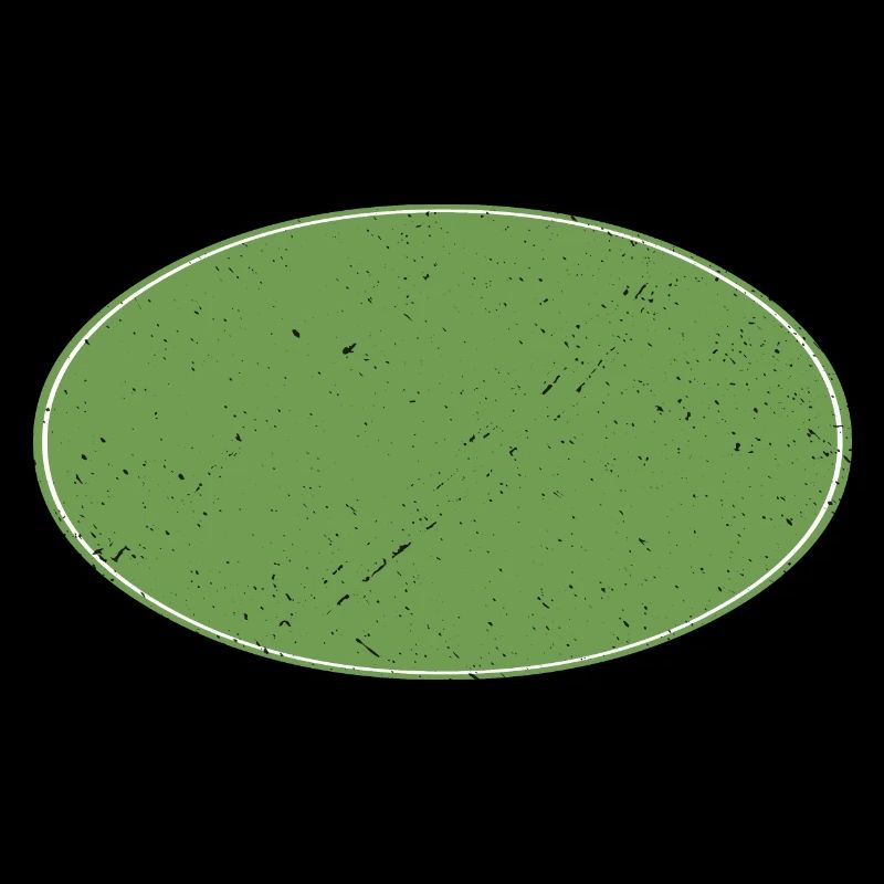 Oval background dirty green