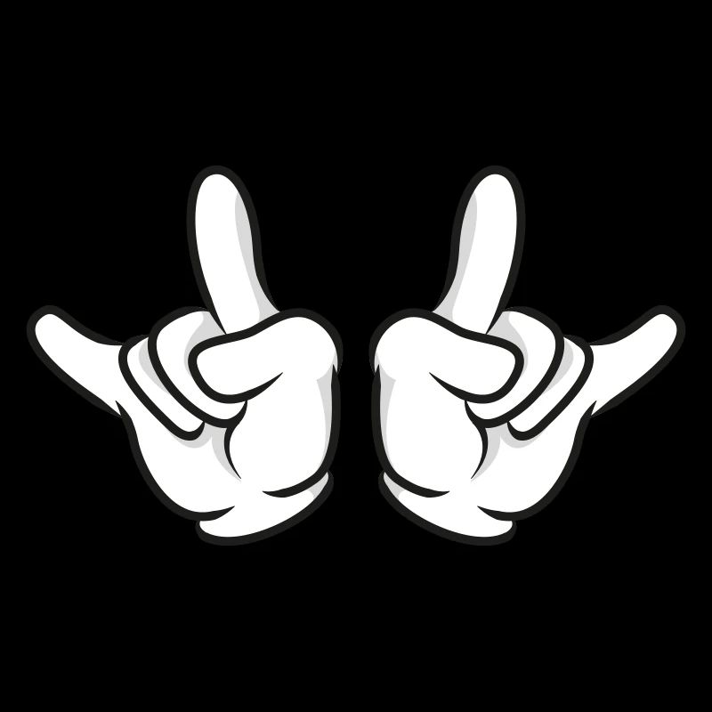 hand rock symbol