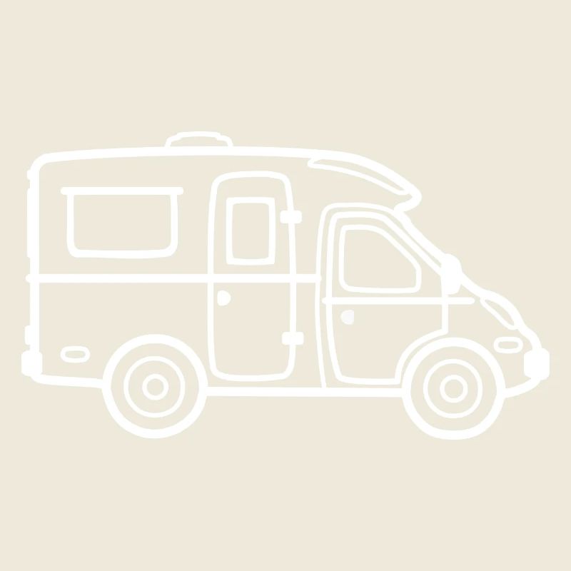 Motorhome partially integrated - contour white