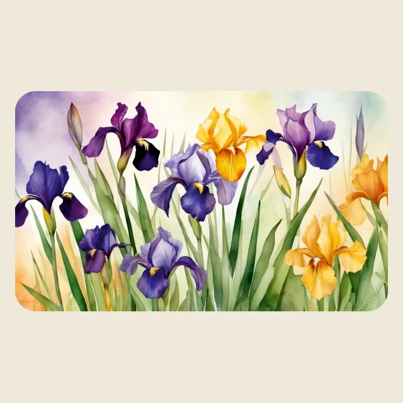Iris Romantiques - Aquarelles