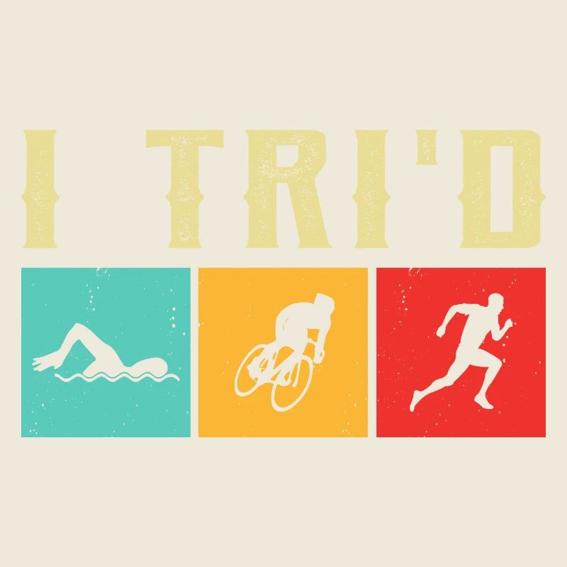 Triathlon-Anzug - Triathlet im Training