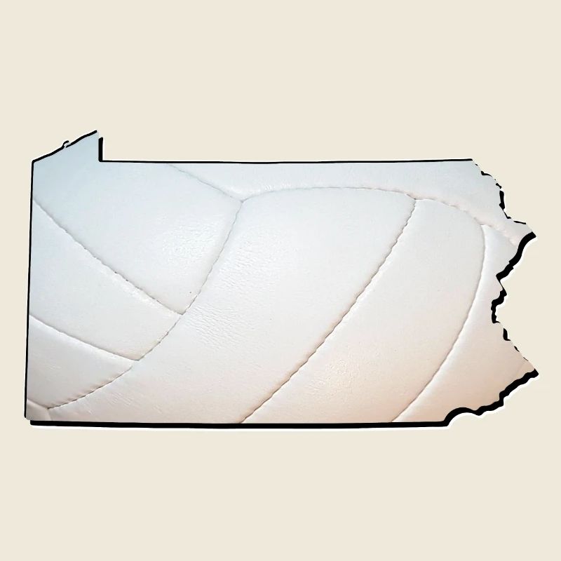 Volleyball in the Pennsylvania State Map