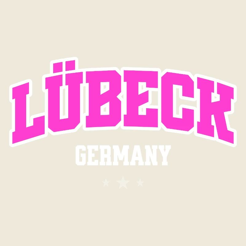 Lübeck Germany Stadt Statement Typo