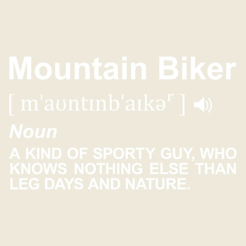 Mountain Biker Dictionary