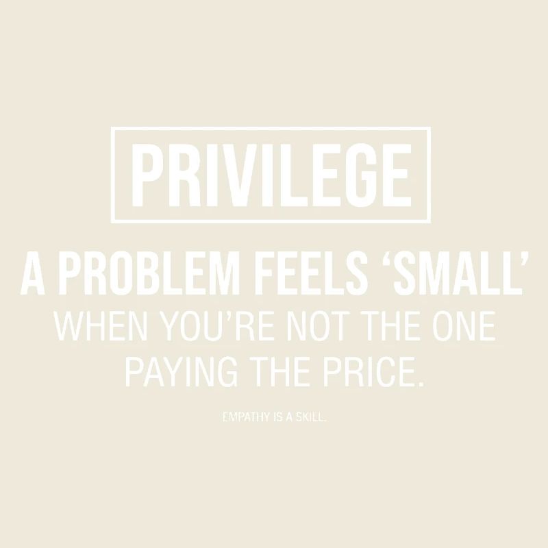 Empathie Statement Typografie