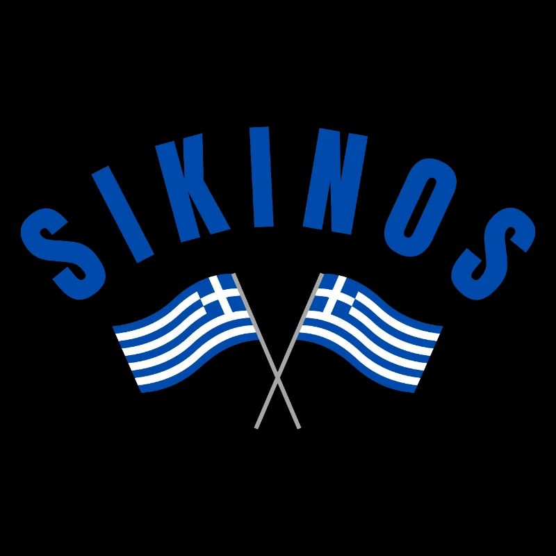 Drapeaux grecs de Sikinos