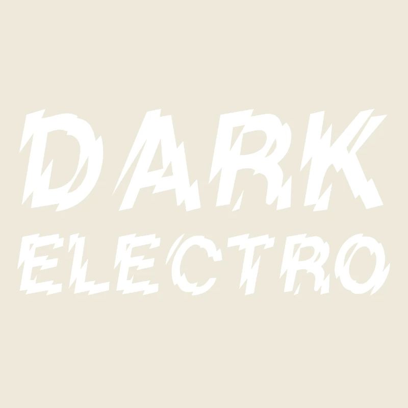 Dark Electro Musiktypografie-Logodesign