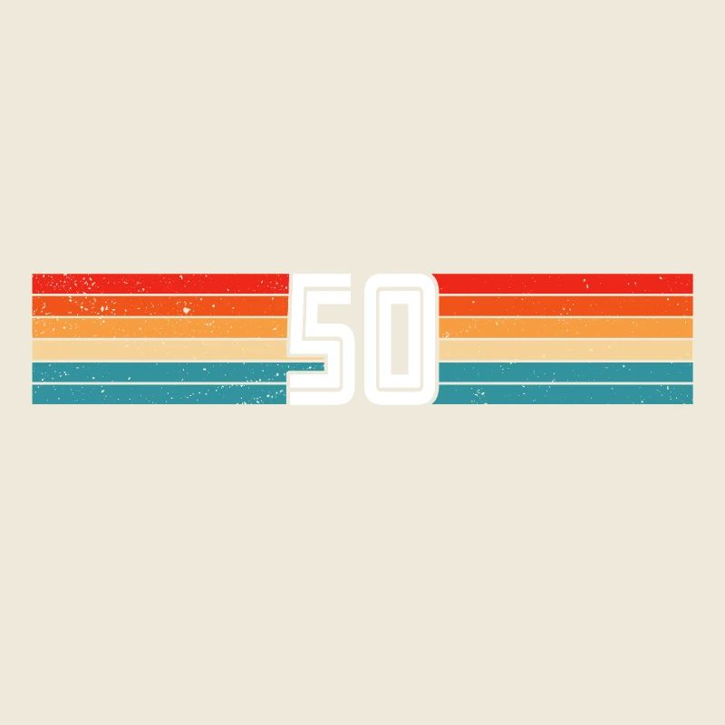 50 ans rétro 50e anniversaire