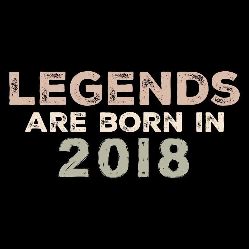 Légendes 2018 Vintage Rétro Anniversaire Original