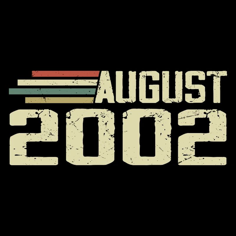 Born August 2002 Anniversary August 2002 Year