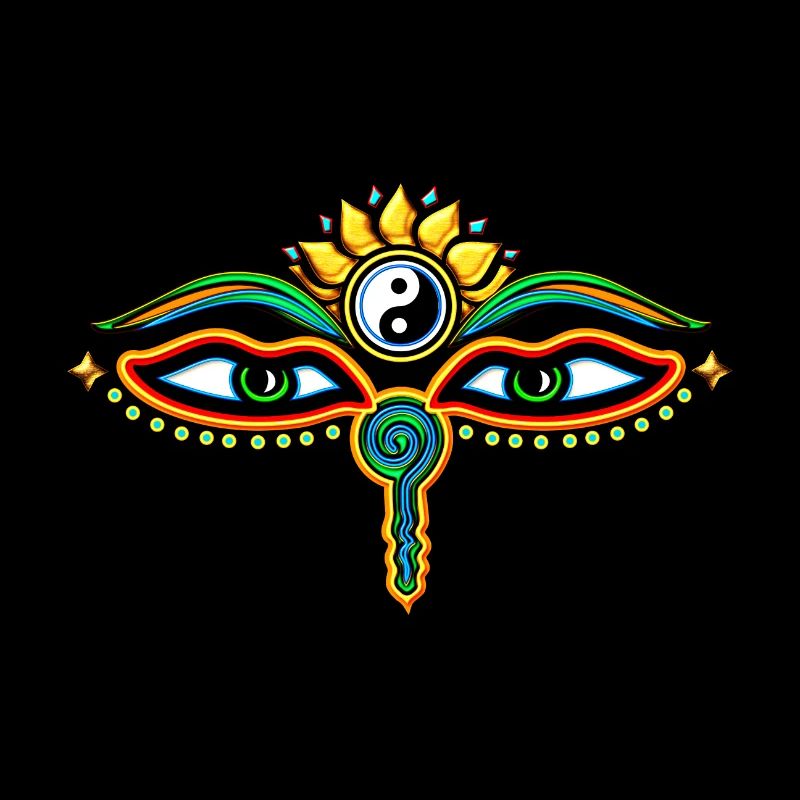 Yeux de Bouddha, sagesse & illumination, Oeil, eye