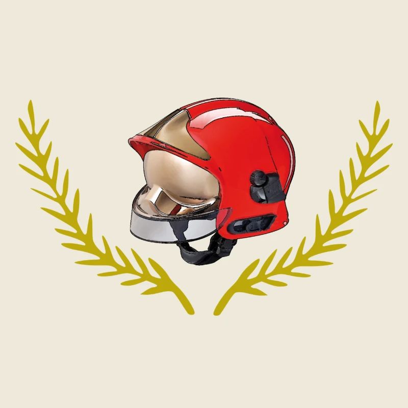 Casque Pompier embleme