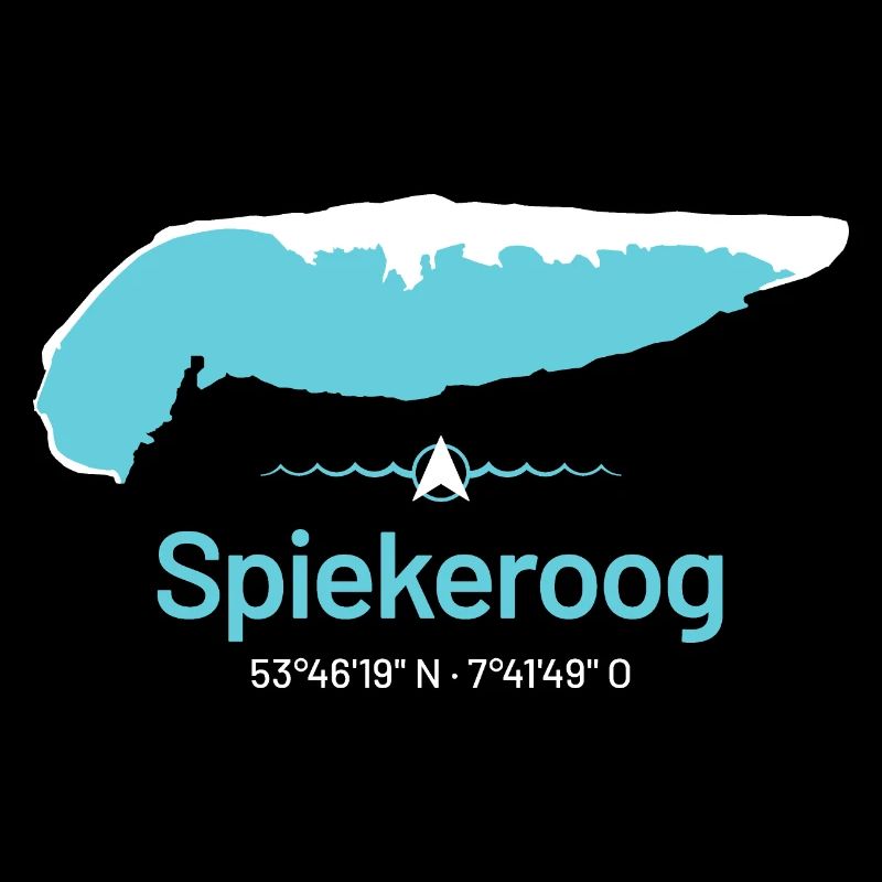 Spiekeroog | Carte de conception