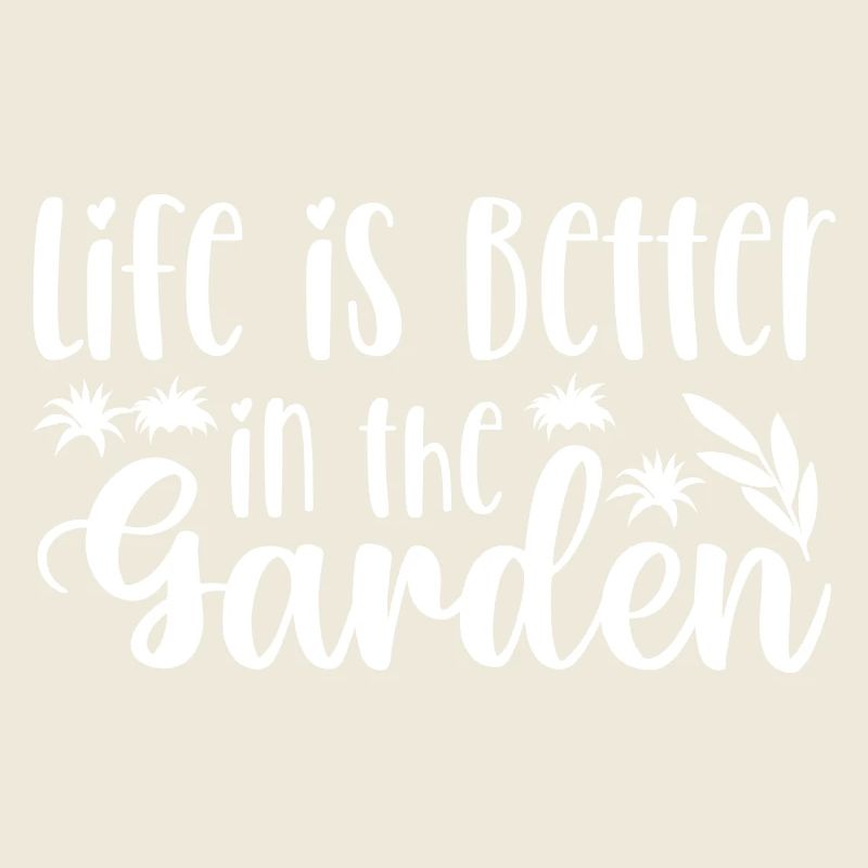 Das Leben ist besser im Garten, Gartenarbeit Gärtner