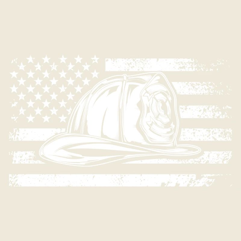 Patriotic Cap on Distressed Flag