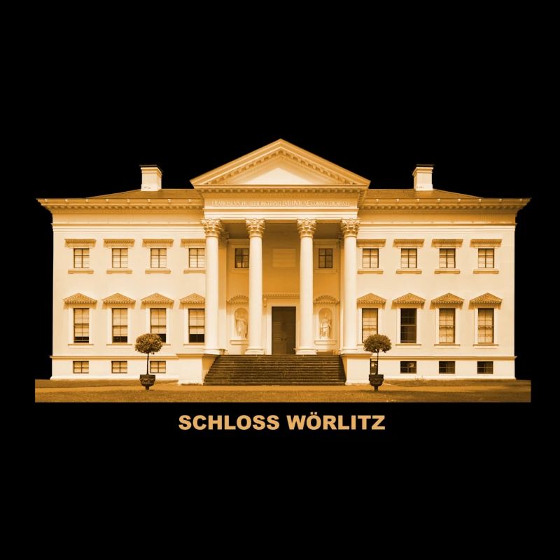 Parc du château de Wörlitz Jardin Dessau Saxe-Anhalt